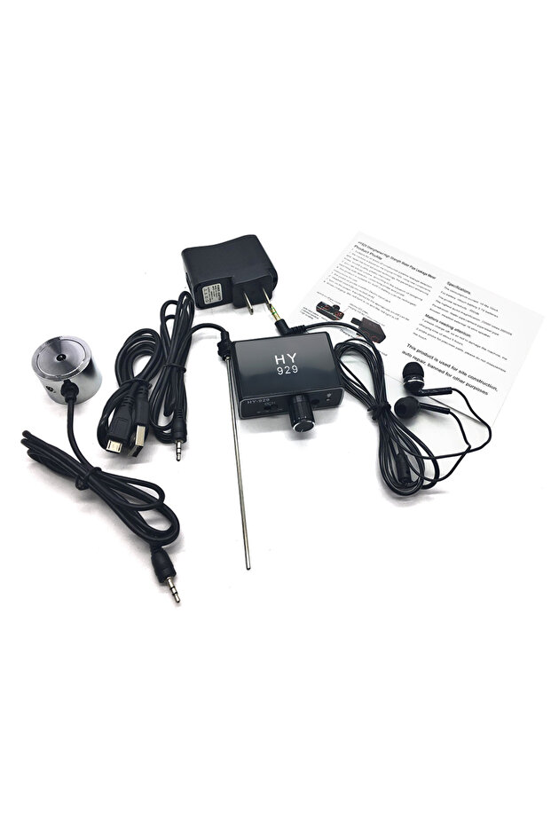 US Water Pipe Leak Detector Sensor Water Pipe Tube Leakage Monitor Tester Kit with Dual Probes Earph