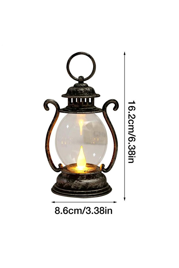 F Retro Desk Lamp Battery Powered LED Retro Portable Lantern Home Decor Lights LED Tent Light For L.
