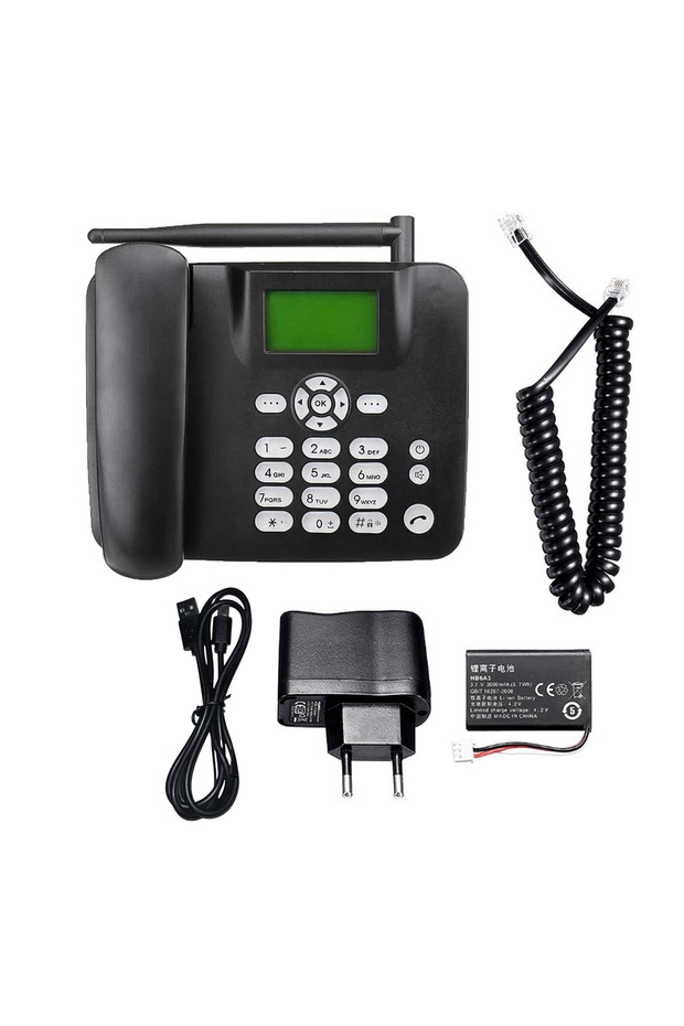 EU New Fixed Wireless Phone 2G Desktop Telephone Support GSM 850/900/1800/1900MHZ SIM Card Cordless