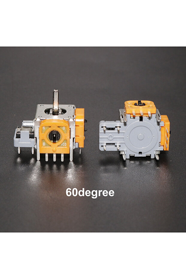 60 degree JCD 2pcs For Switch Pro Gamepad 3D Analog Joystick Rocker For PS3 PS4 Thumb Sticks Module