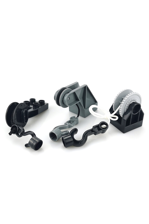 Hook 6pcs Creativity Big Size Building Blocks Construction Mechanical Accessories Hook Ladder Compat
