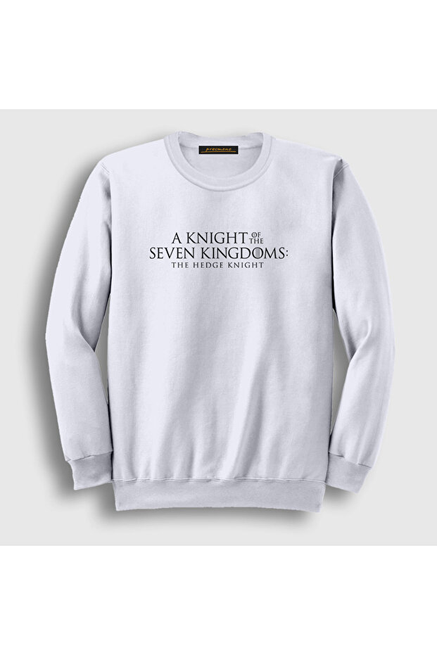 Unisex White Logo a Knight of the Seven Kingdoms Sweatshirt 607230Tt