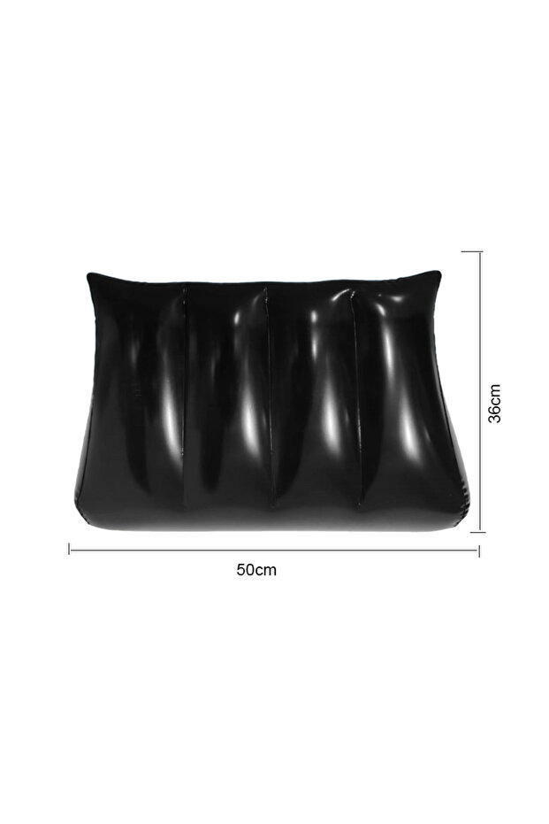 H1 PVC Inflatable Cushion+inflation Pump Foldable Pillow Portable Suitable for Camping、Bedroom、Sofa、