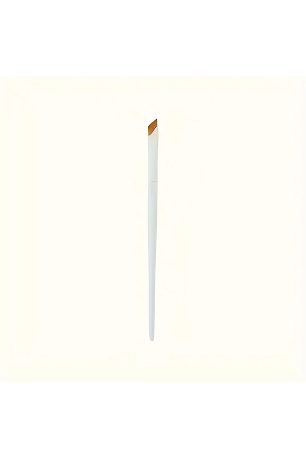 1pcs 1/2/3 Porcelain White Precision Angle Eyeliner Pencil and Eyebrow Brush Set - Nylon Brush, Suit