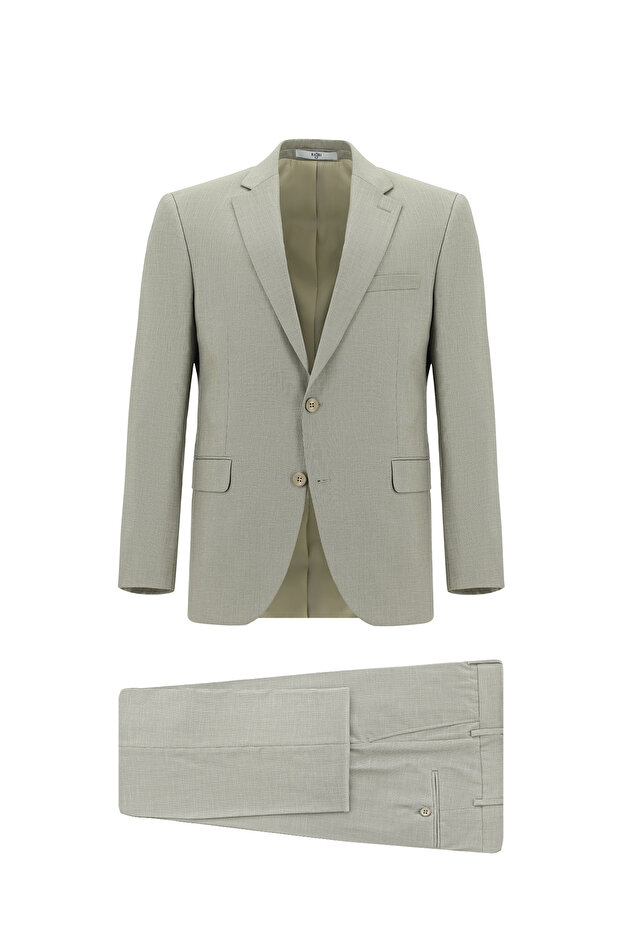 Regular Fit Classic Pattern Suit
