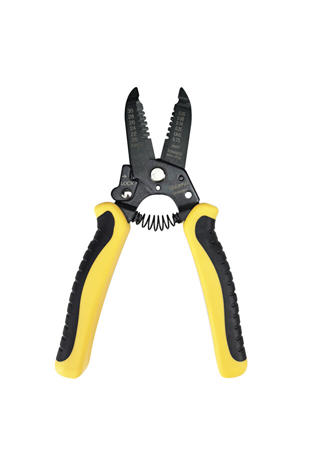 6.7 Inches BO30-20 Bomurphy 6-in-1 Wire Stripper Tool, Professional Multi-Function Cable Stripper Cu