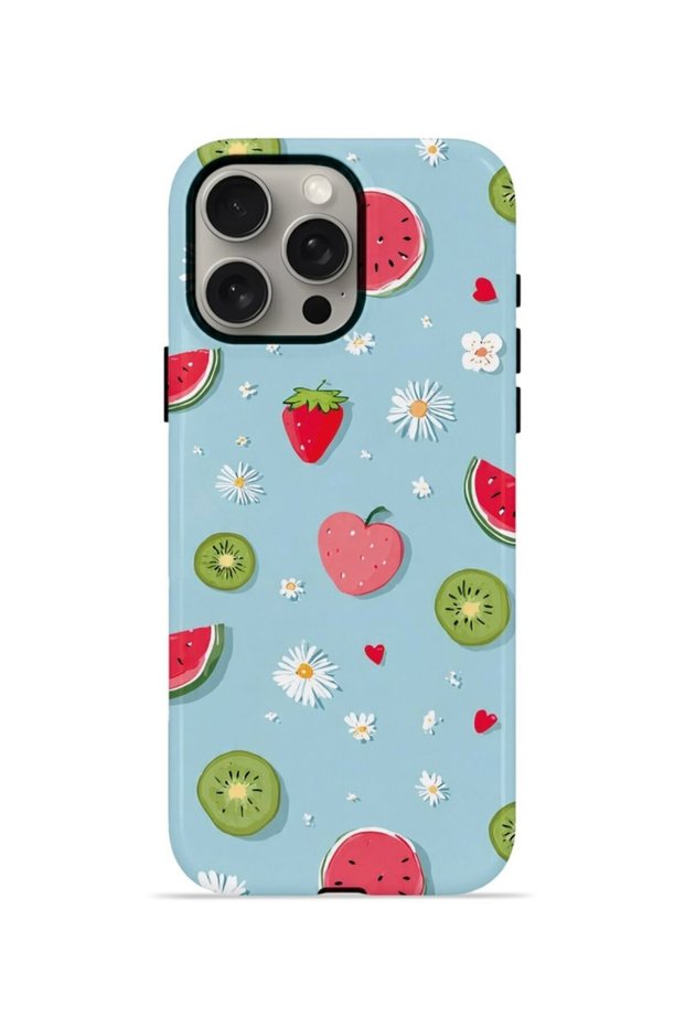 iPhone 15 Pro Max Vorian Double Layer Case Fruit Confetti Sky