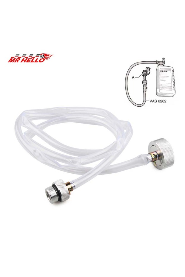 1.5m Gearbox Oil Filling Hose Kit VAS 6262A Flexible Rust Proof Gearbox Oil Filling Adapter Kit Repl
