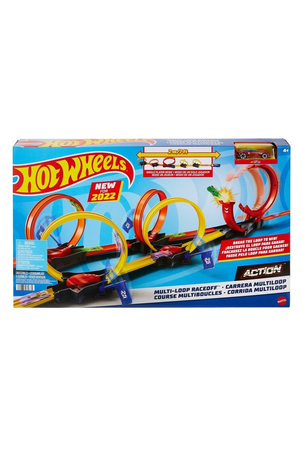 HOT WHEELS ACTION DOUBLE LOOP TRACK