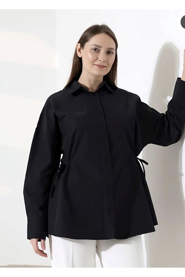 Shirt, Classic Women's Shirt with Side Ties