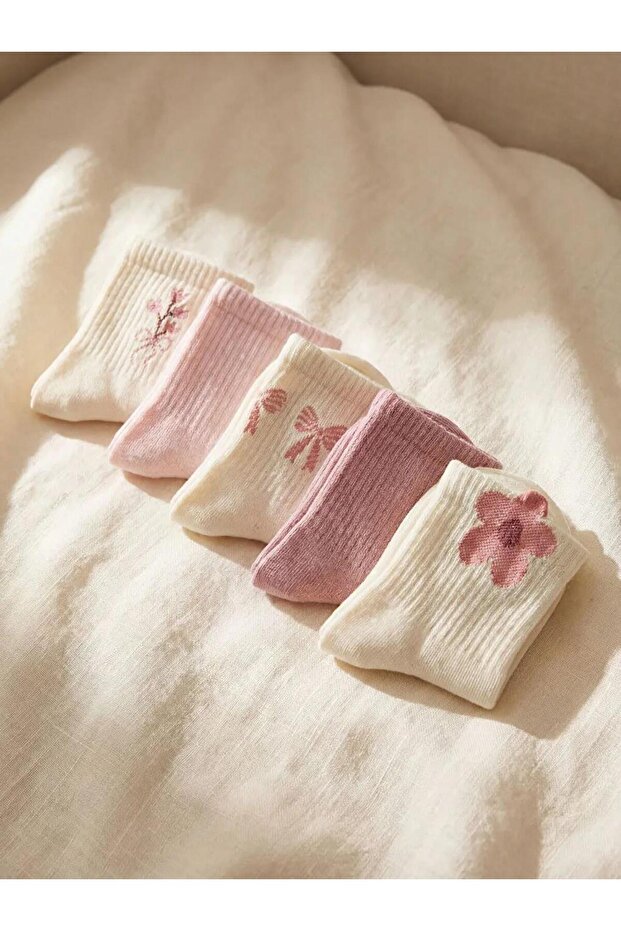 Floral Women's Socks 5-Pack (S6)