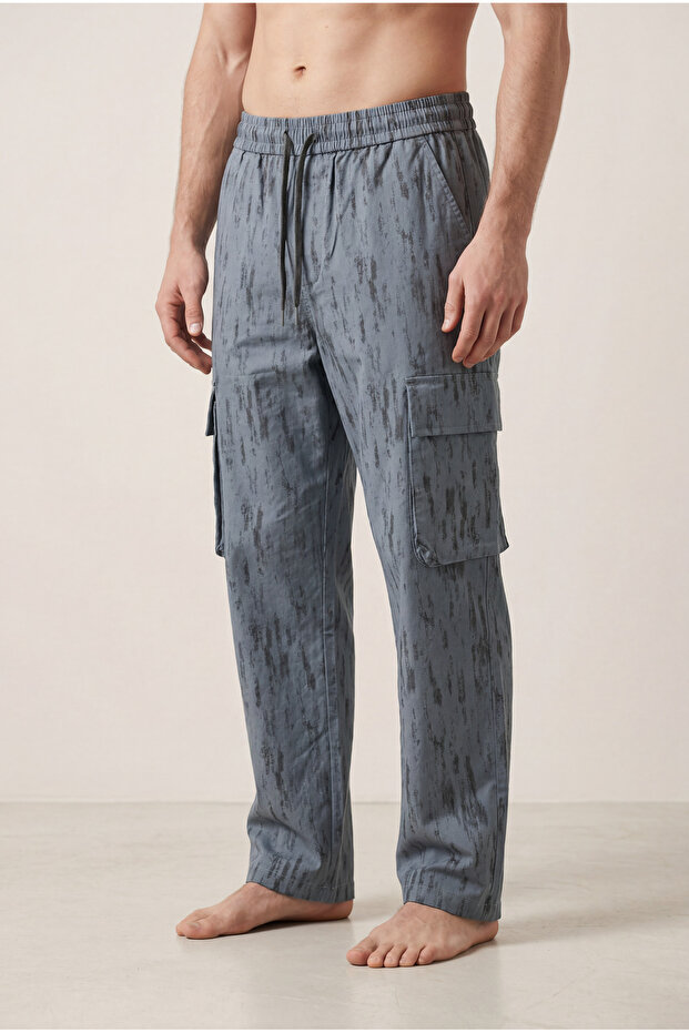 Print Baggy Cargo Pant A6 7084A, L