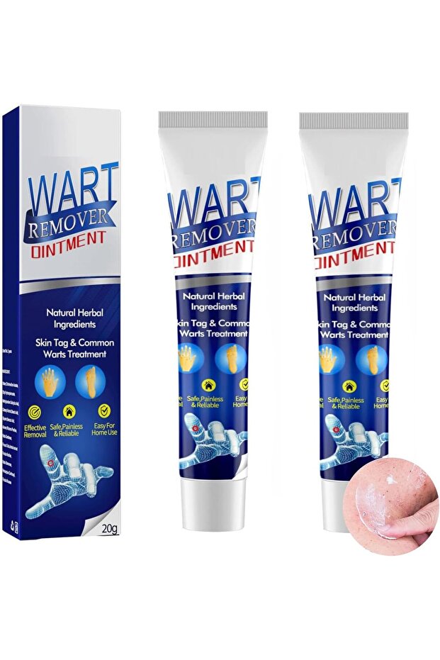 2Pc Salicylic Acid Based Wart Remover Ointment for Common, Plantar, Flat Warts and Corns