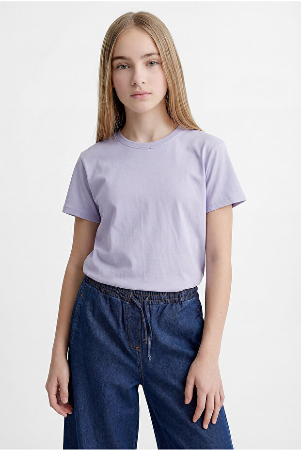 Girl's Basic T-shirt - 5