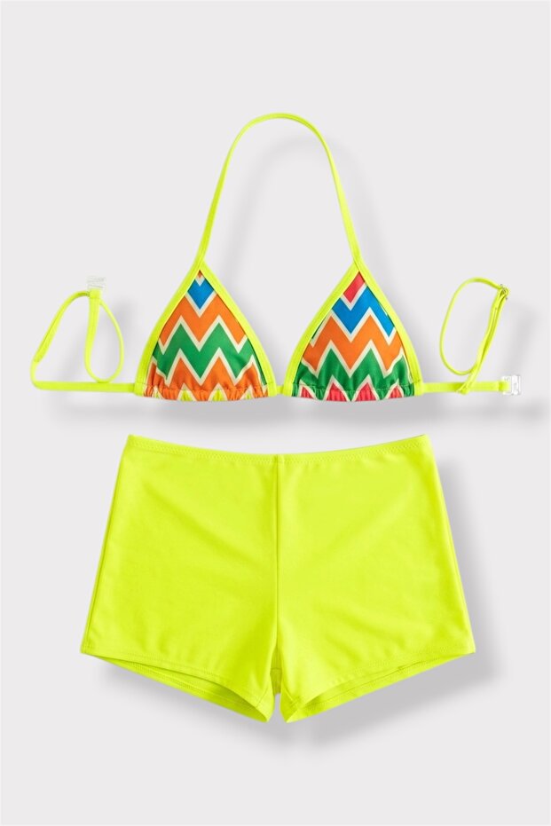 Girl's Bikini Set with Shorts