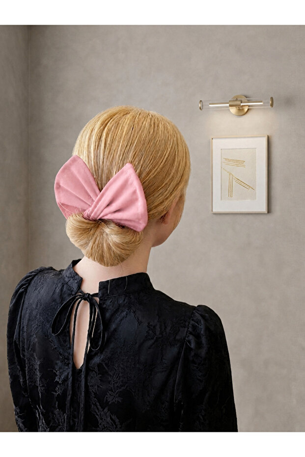 Simple Model Dusty Pink Color Wire Knob Buckle