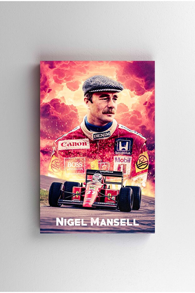 Tablou Canvas - Nigel Mansell - Ferrari - 1