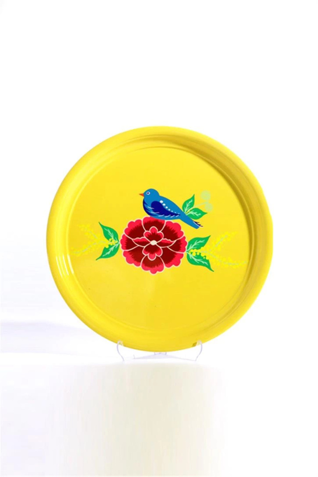 Tray with Yellow Bird (26 cm)