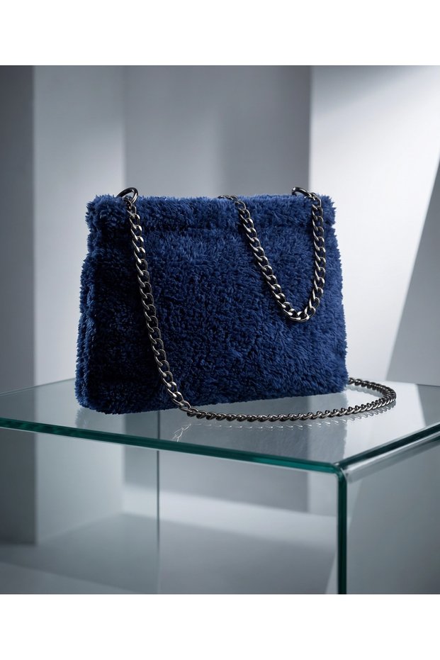 Special Design Soft Textured Velvet Knitted Bag - Scholarship Closure