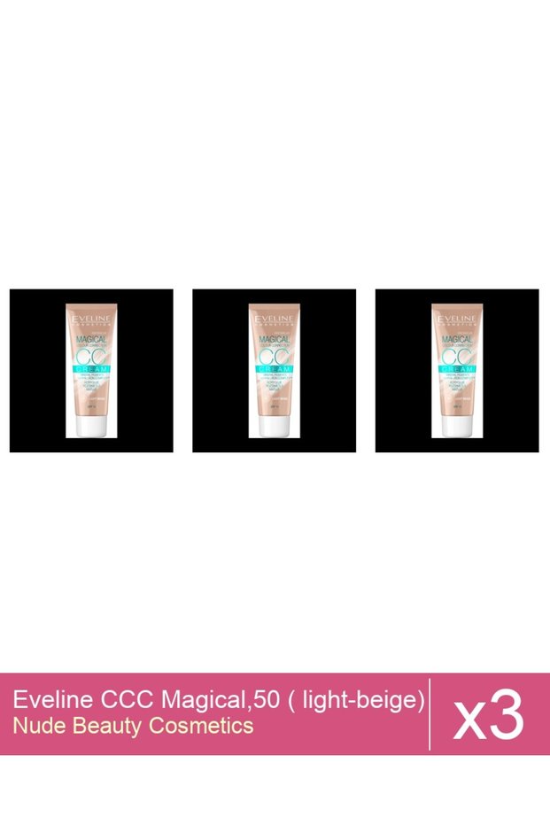 Set 3x Eveline CCC Magical,50 ( light-beige) , 30 ml