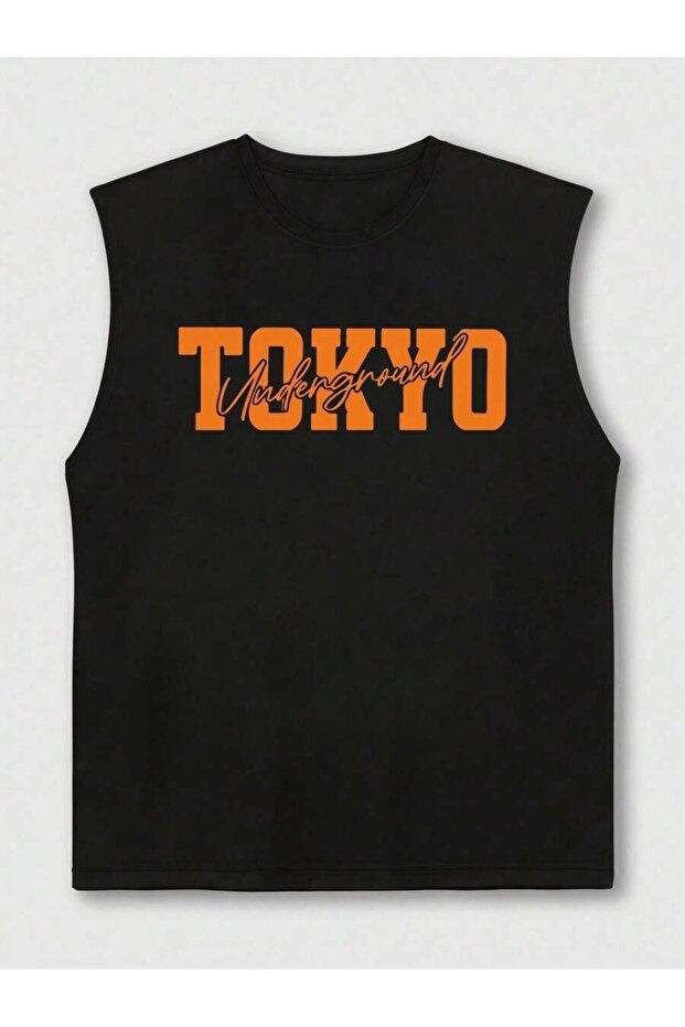 Men's oversized crew neck sleeveless t-shirt - longline