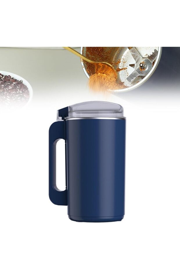 Ultra-Fine Grinding Electric Grinder, Azonee 600ml High-Efficiency Pulverizer for Coffee Beans, Spices, Herbs, Nuts, Compact and Portable