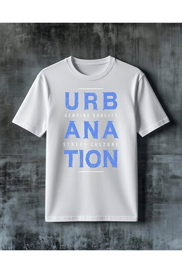 Urban Graffiti Printed Oversize T-Shirt