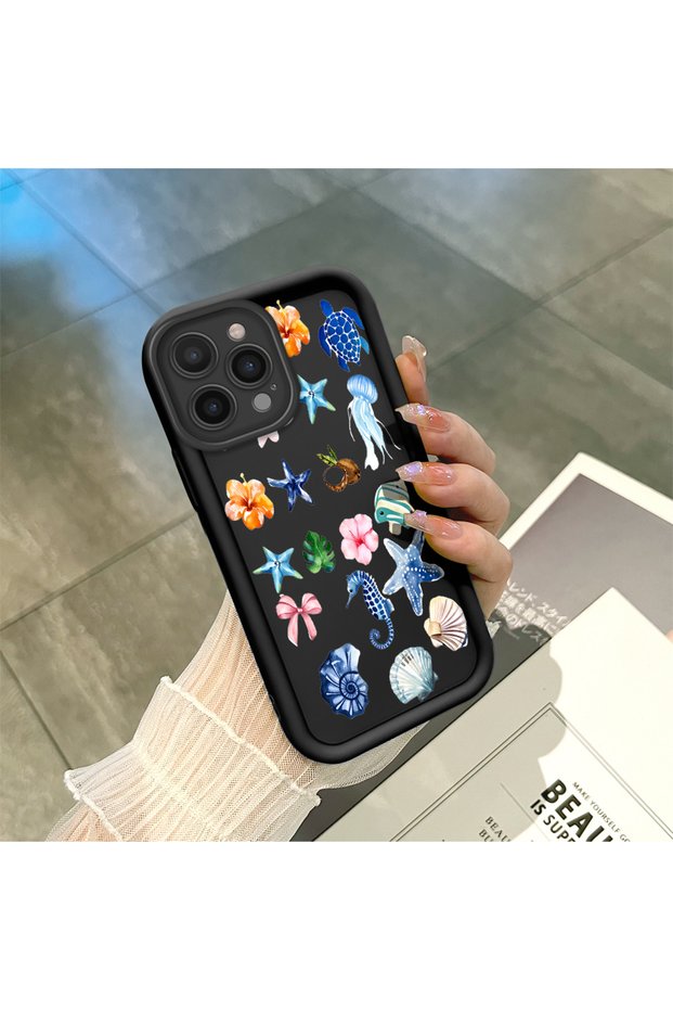 iPhone 12 Pro Compatible Black Silicone Case with Shockproof Camera Protection