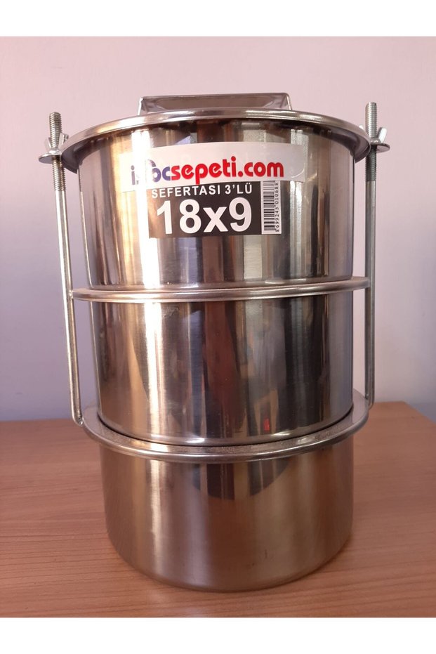 Istoç Sepeti̇ 5-Person Lunchbox 3 Layers 18X9 cm