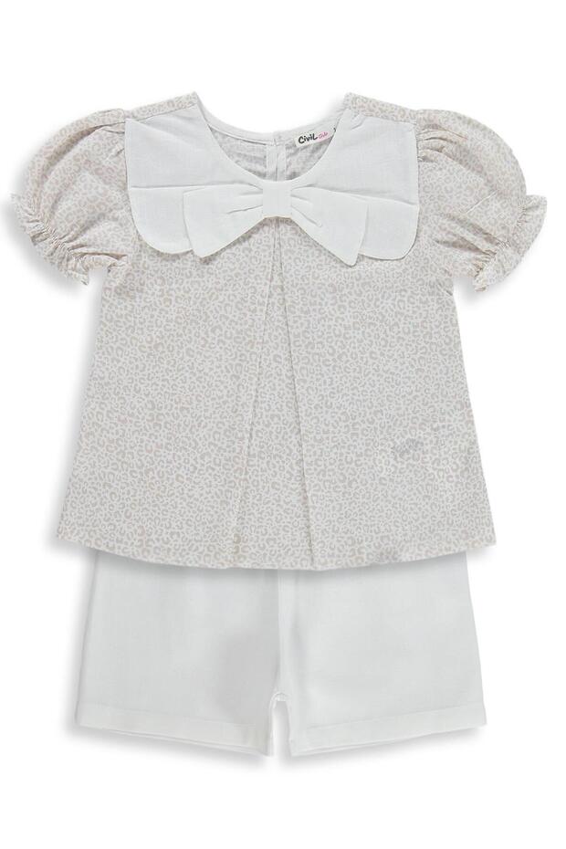 Leopard Print Set for 2-5 Years - Beige