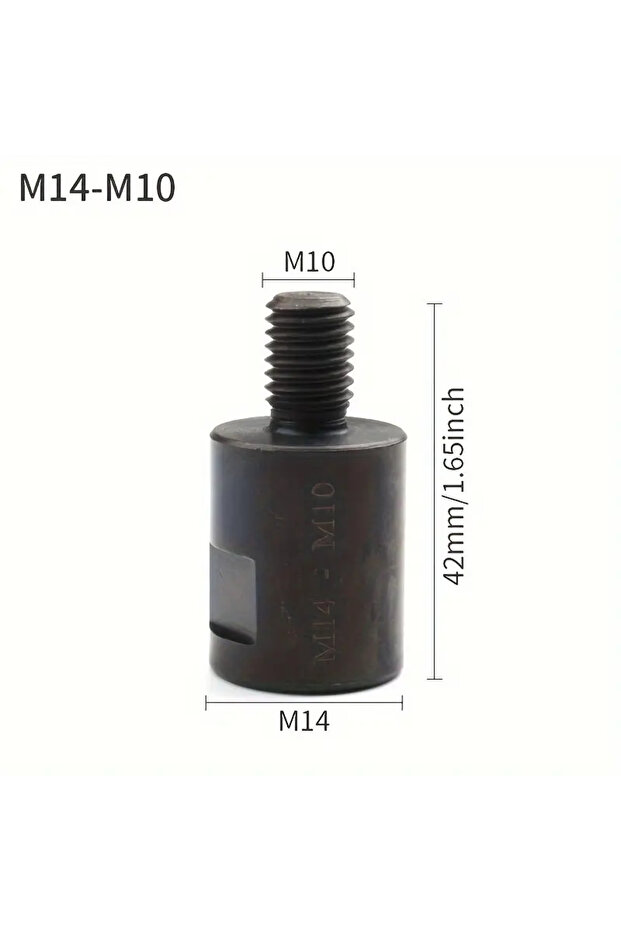 محول M14-M10 لتحويل خيط ماكينة الجلخ الزاوي، موصل عمود لقاطعات الحفر الماسية