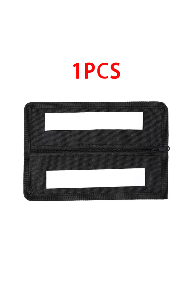 Black-1PCS 1pcs Hidden Safe Storage with Strong Adhesive And Zipper, Secret Compartment for , Cards,