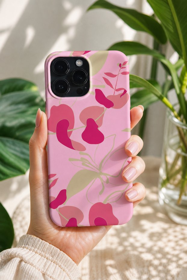iPhone 15 Pro Max Compatible Launch Silicone Colorful Figure Shock Absorbing Case Pink
