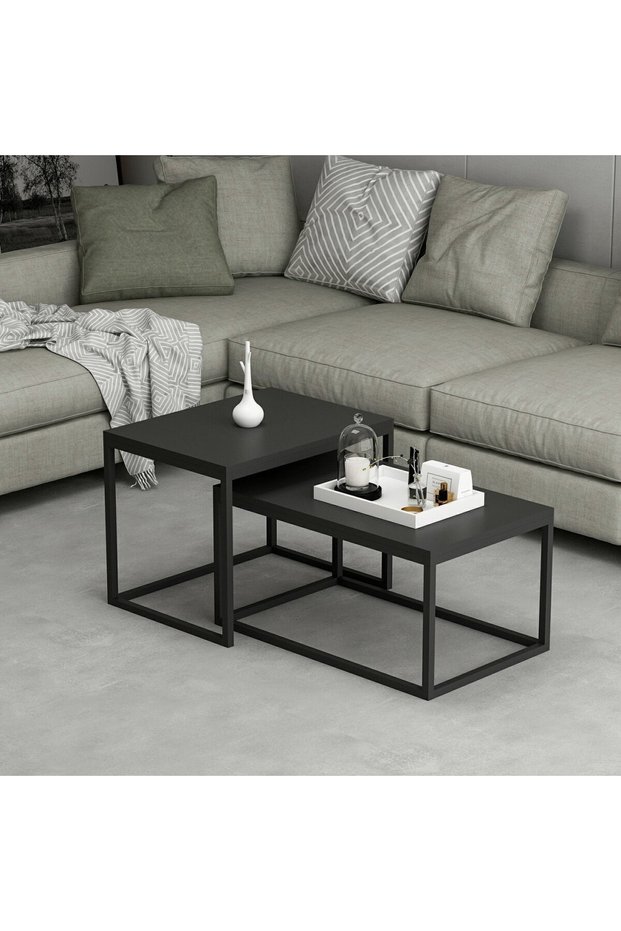 Nesting Table (2 Pieces) Black