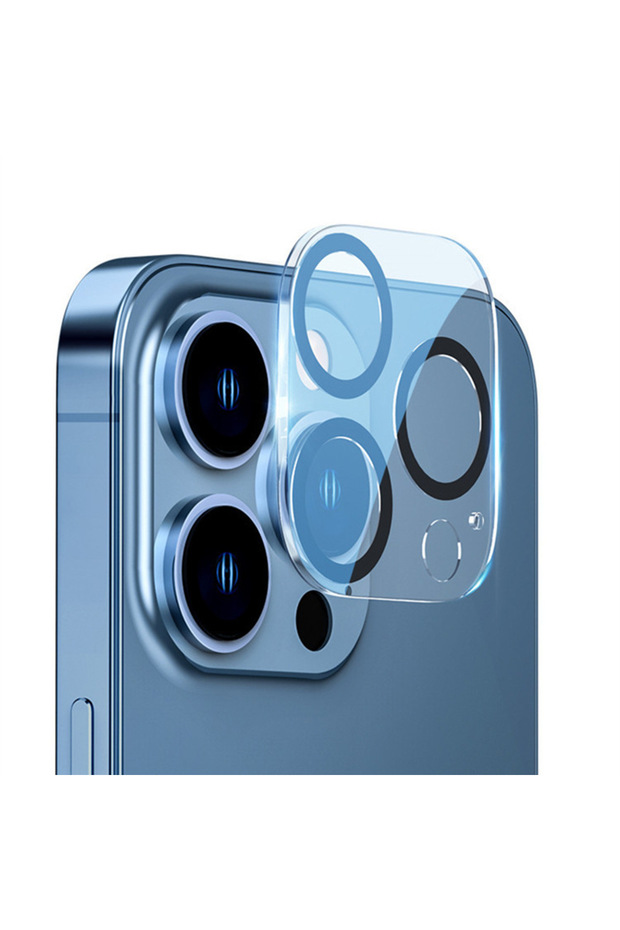 iPhone13-13mini زجاج مقسى أبيض اللون 1 قطعة زجاج مقسى لعدسة الكاميرا لهاتف iPhone 13 لهاتف iPhone 13 14 1