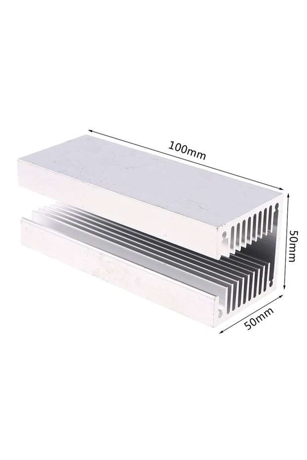 JETTING 50x50x100mm Y-Hot Sale 1PC U-slot Triode High Power Aluminum Alloy Heatsink 40/50MM Heat Sin