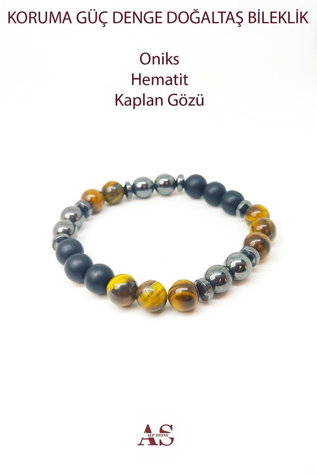 Kouma Power and Balance Bracelet 8 mm Mixed Natural Stone Bracelet