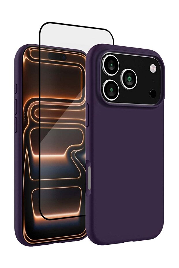 2 Packs Silicone Protective Phone Case for iPhone 17 Pro Max - Soft Anti-Scratch Microfiber Lining