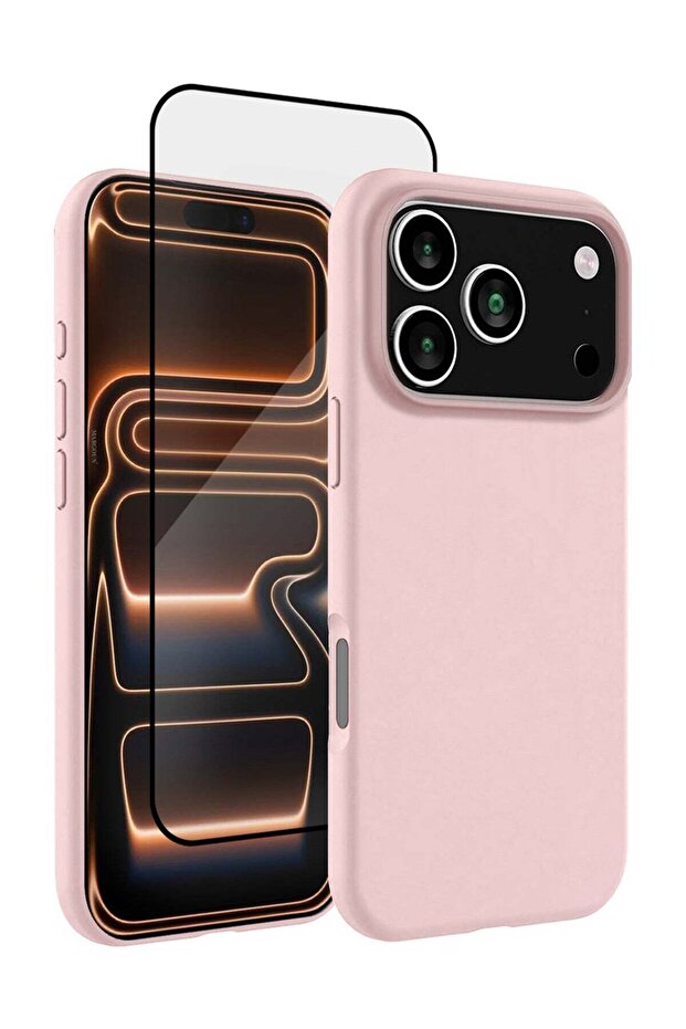 2 Packs Silicone Protective Phone Case for iPhone 17 Pro Max - Soft Anti-Scratch Microfiber