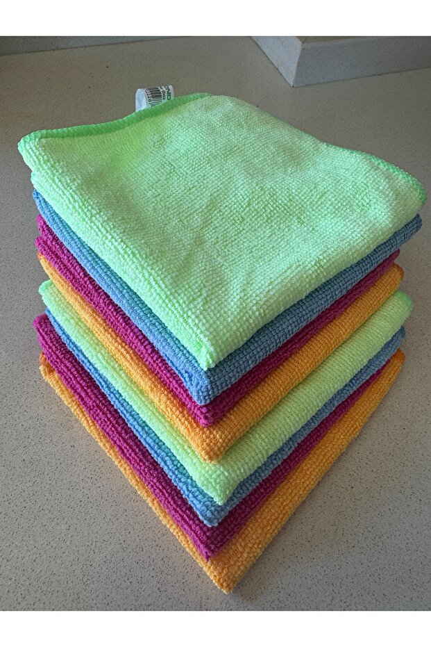 8 Pieces 100% Microfiber Cleaning Cloth 30X30 cm