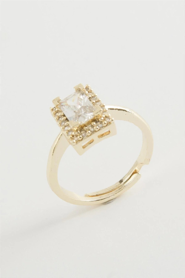 Nvdn- Rectangular Single Stone Ring Iegrs-Nvdn1 - 1