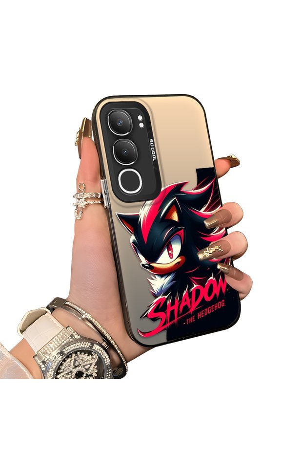 Vivo Y29 5g(V2420) Compatible Hard Acrylic Back Silicone Edge Lens Protection Case