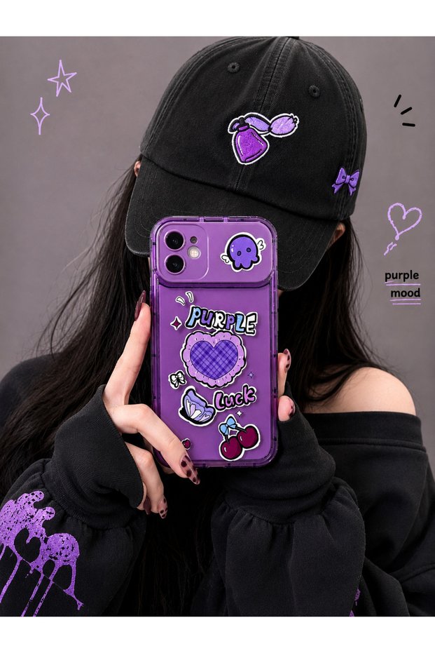 Iphone 11 mirror camera cover korean style impact protective case