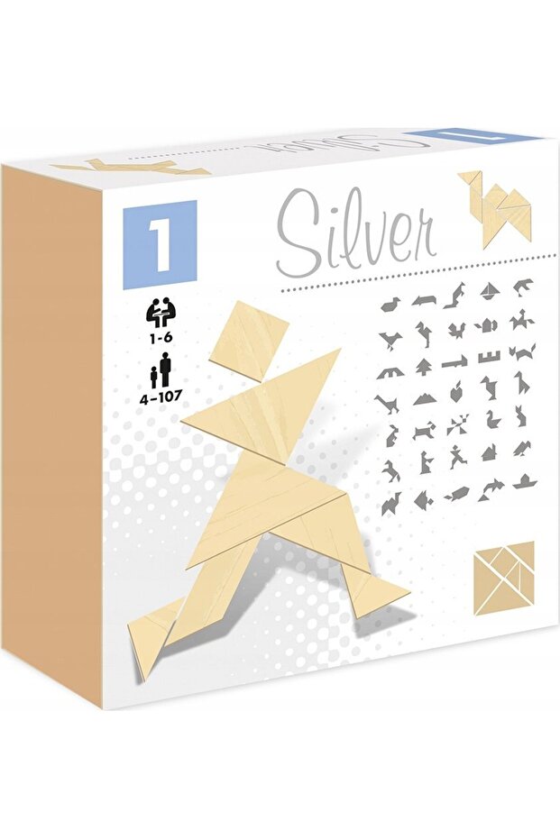 Tangram Argintiu ALEX - 1