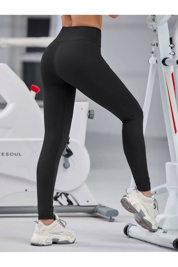 High Waist Tummy Control Women's Sports Leggings | Flexible Fabric Fitness & Daily Use Leggings