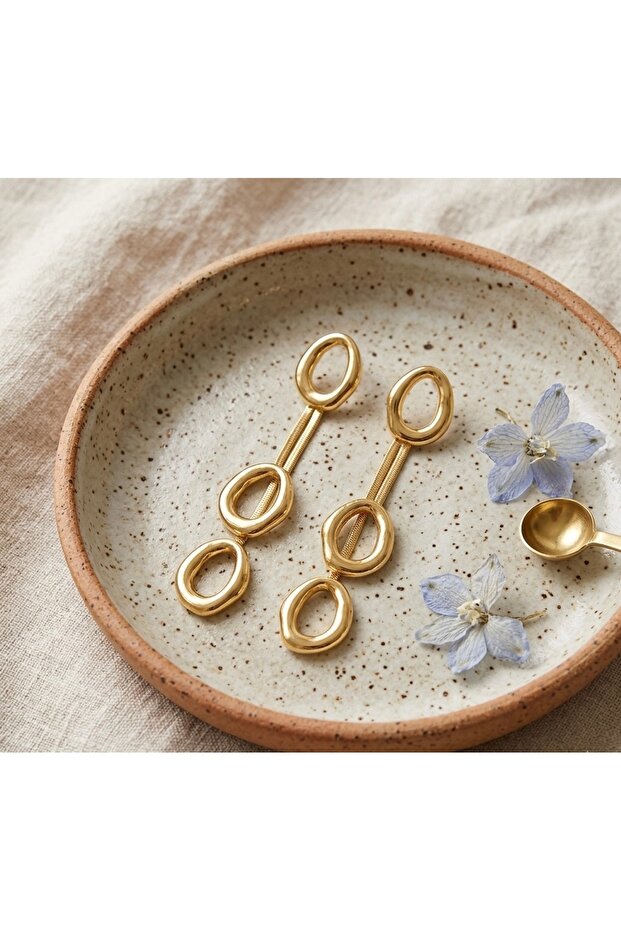 Drop Steel Earrings - 2