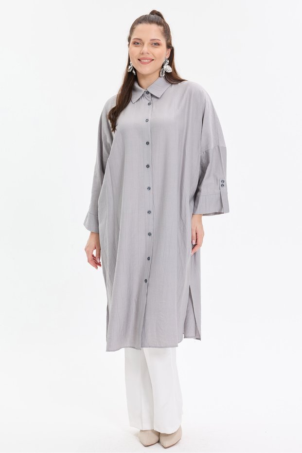 Strawberry Fabric Bat Sleeve Oversize Women's Shirt