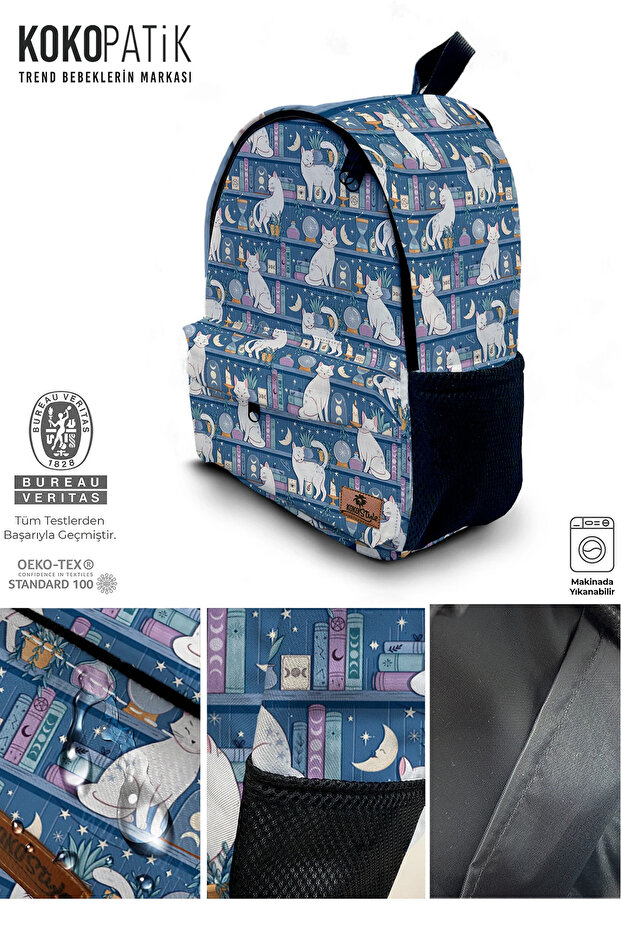 Wise Patterned School Bag - 3