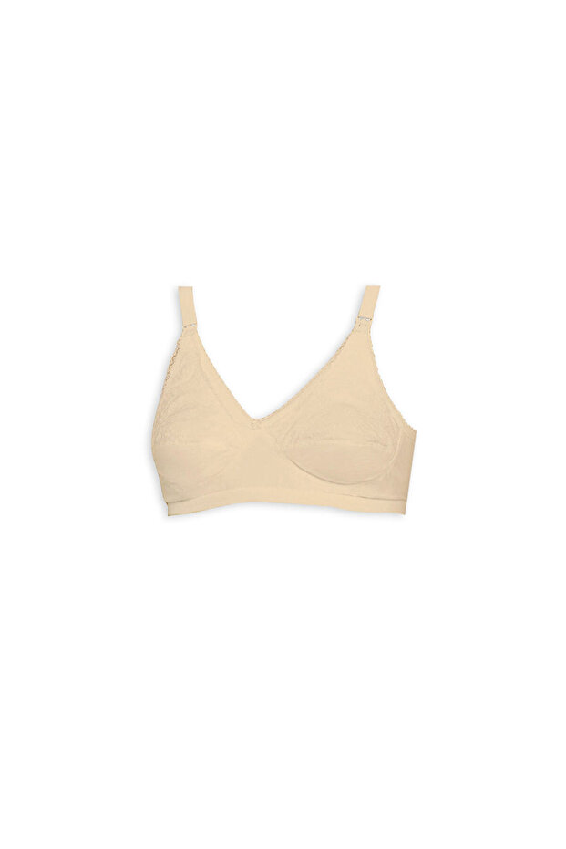 Embroidered Cup Feeding Bra for Women Skin