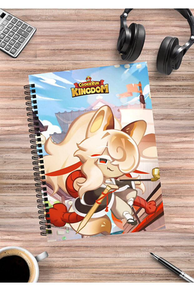 Cookie Run Kingdom Anime Spiral Notebook A5 (50 Sheets)